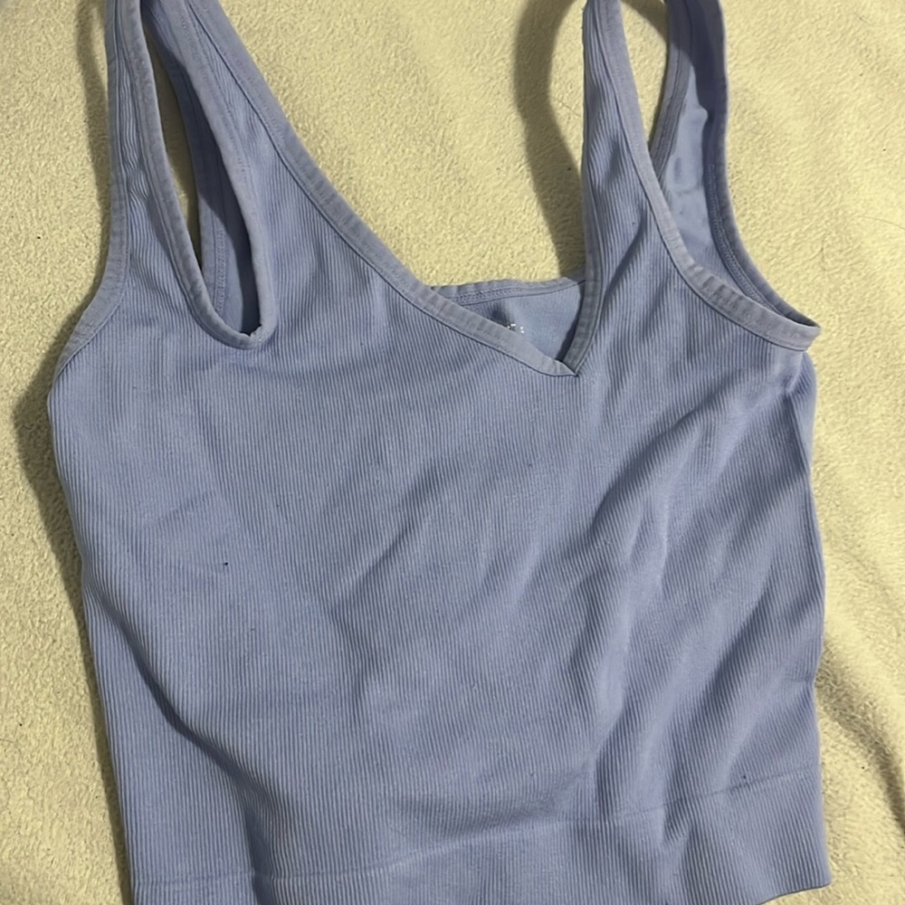 small purple colsie asymmetrical neck line tank top